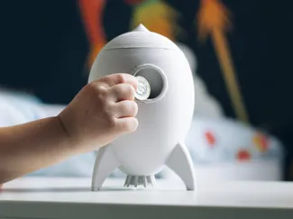 Rocket piggy bank