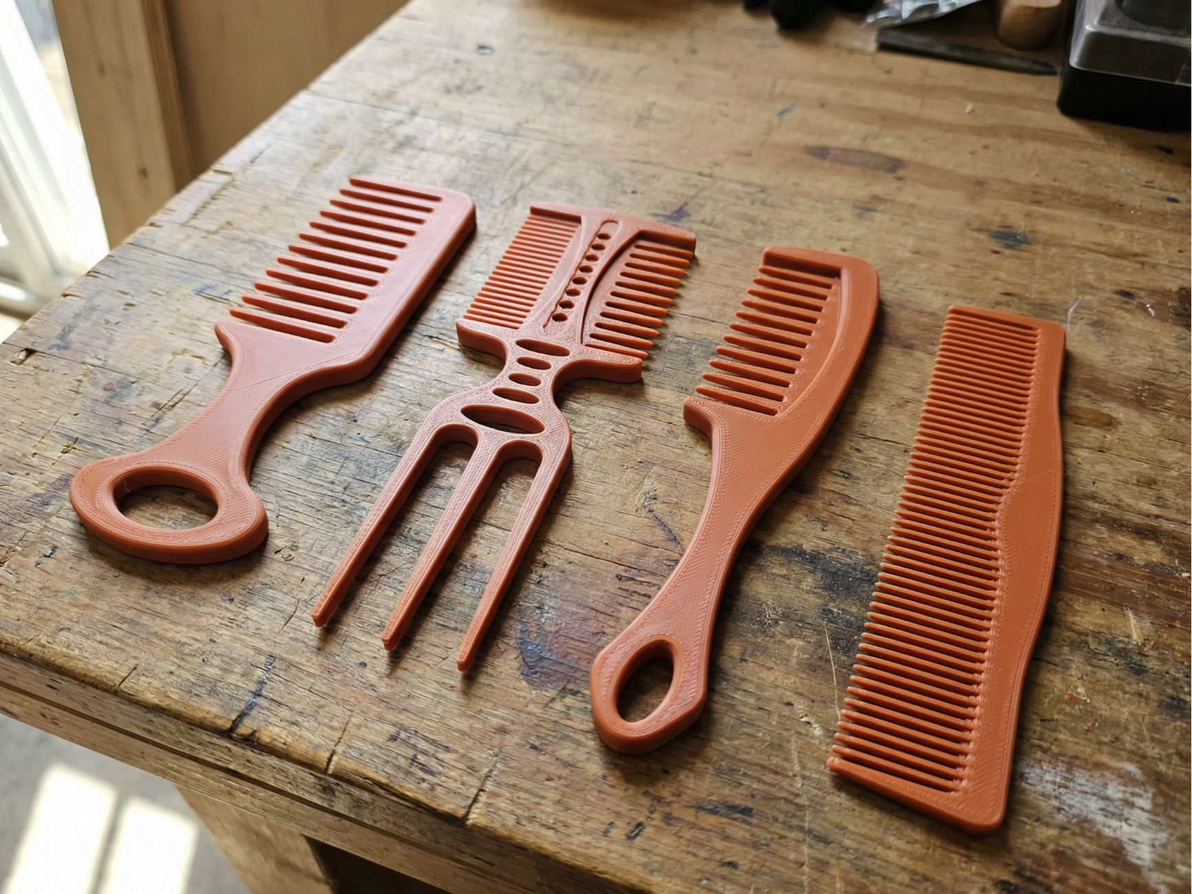 Comb Set - 4 Styles Hair Comb Collection 