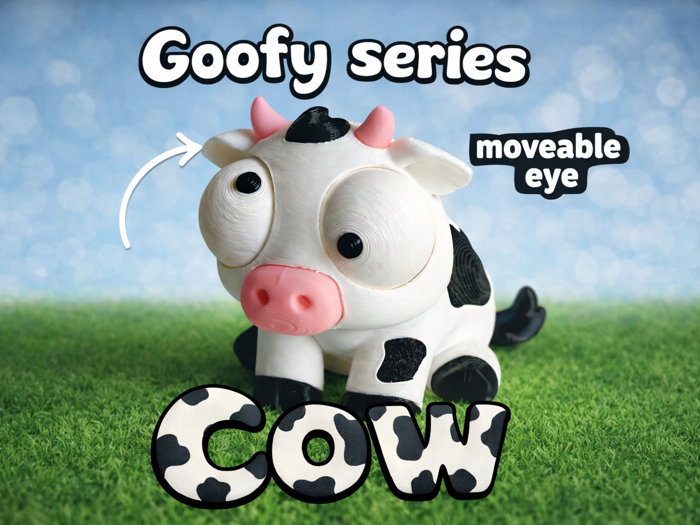 Goofy series – COW Movable Eyes NOAMS