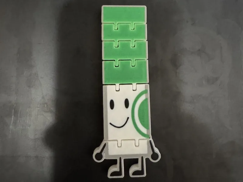 Marker (Green) from BFDIA, BFB and TPOT Flexi Toy