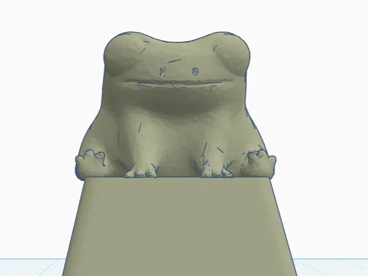 Fred The Frog Keycap but diffrent keycap base