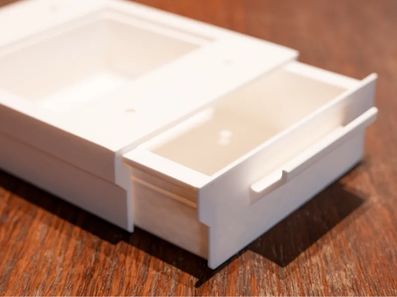 Customizable under table drawer/box