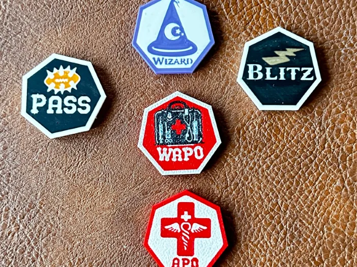 Bloodbowl Inducement and activation tokens