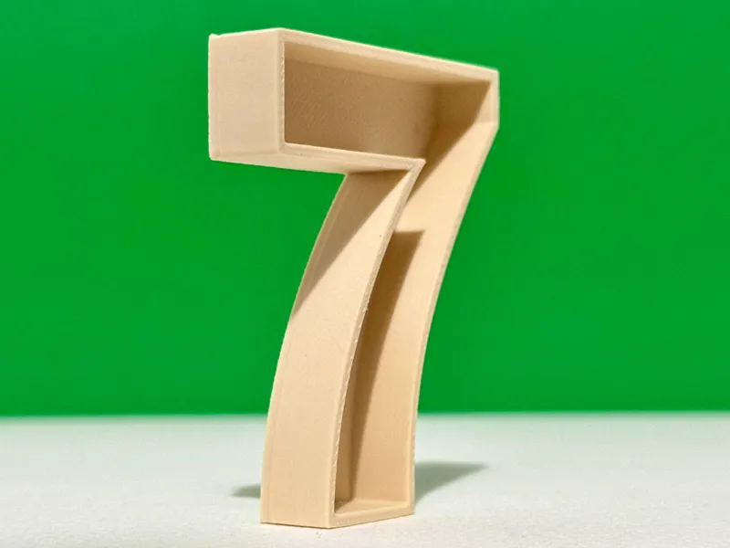 Number 7 for birthday or decoration 200mm x200 mm
