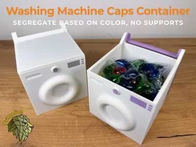 Washing Machine Container (Laundry Pod Capsule)
