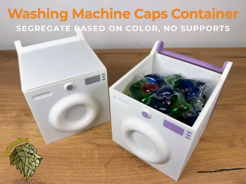 Washing Machine Container (Laundry Pod Capsule)