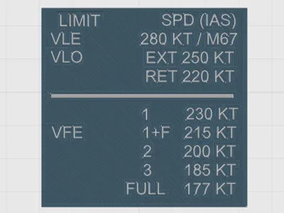 Speed Plate A320
