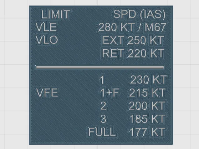 Speed Plate A320