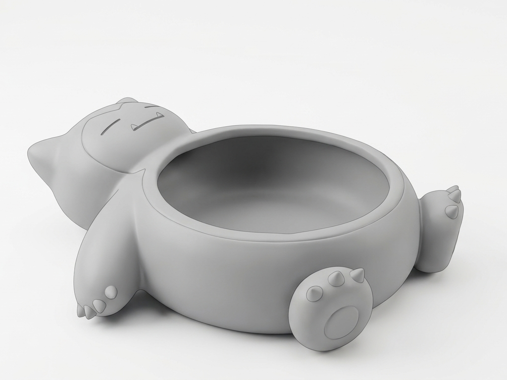 Maceta bonsai inspirada en Snorlax Gigamax