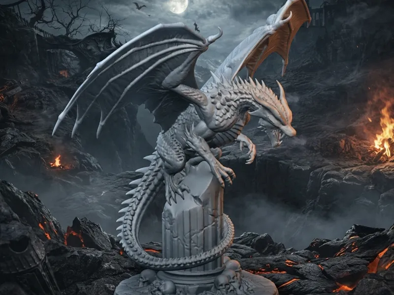 Dragon sculpture