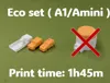 Eco Set-1 Plate, 2 Colors - A / A mini