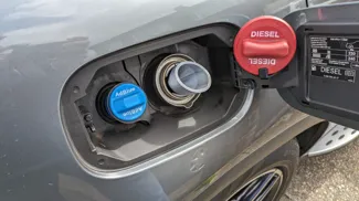 Petrol and diesel fuel additive funnels.
