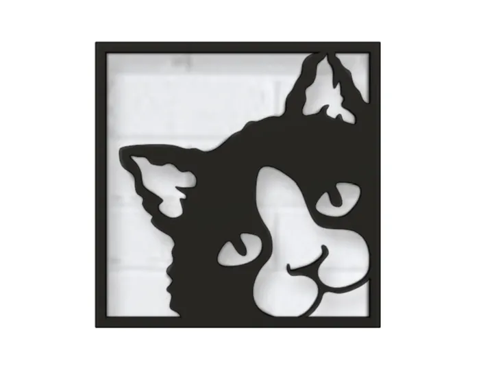 Black Cat Wall Art