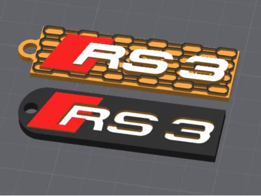 Audi TTRS and RS3 Keychain