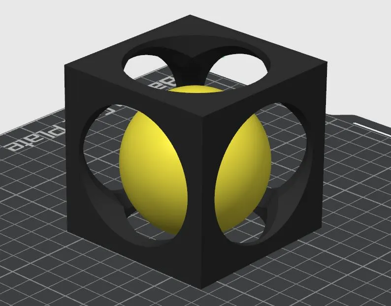 Ball in Cube (Muli-Color)
