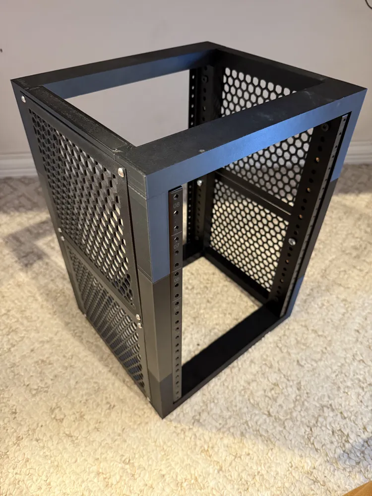 3d Print 10 Inch Rack 10-Inch 4-Post Rack - Free 3D Print Model - MakerWorld
