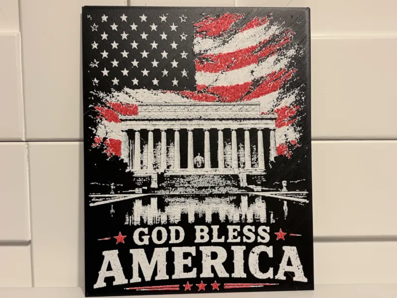 God Bless America – Lincoln Memorial