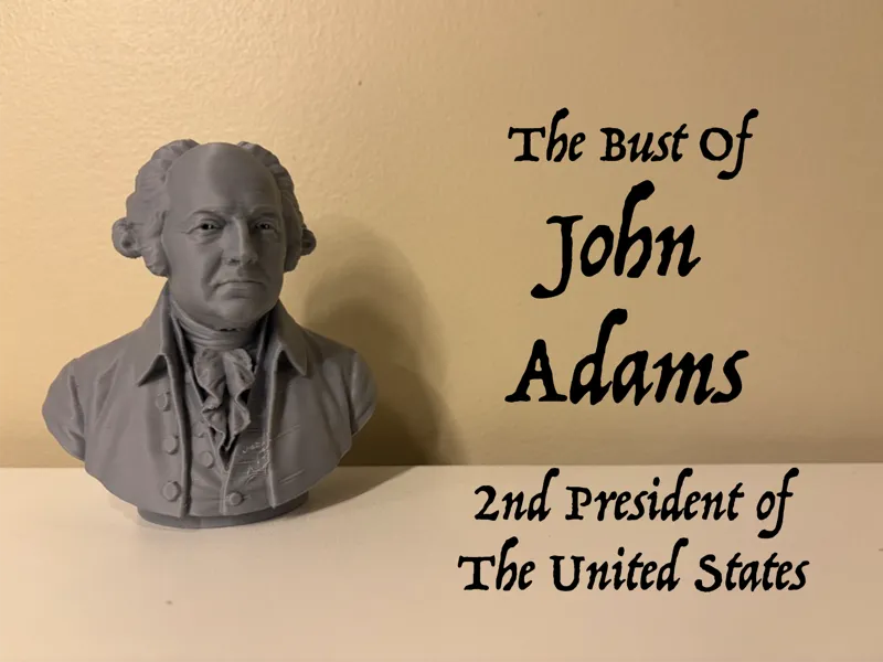 John Adams Bust - 2nd President of the USA