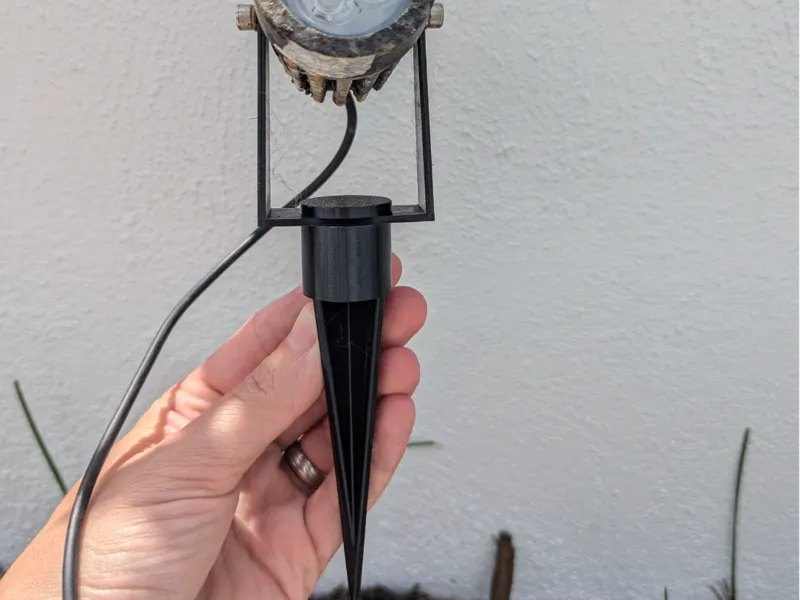Garden Light Replacement Stake and Holder