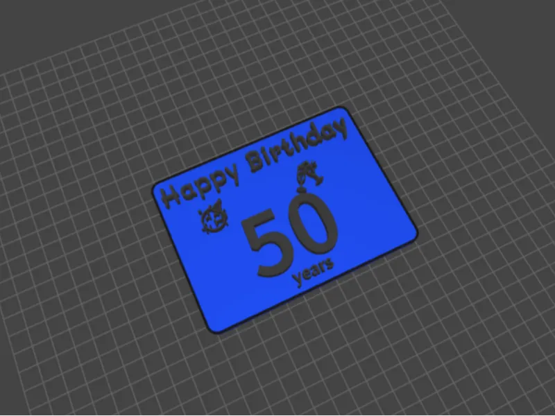Geburtstag  Schild 50