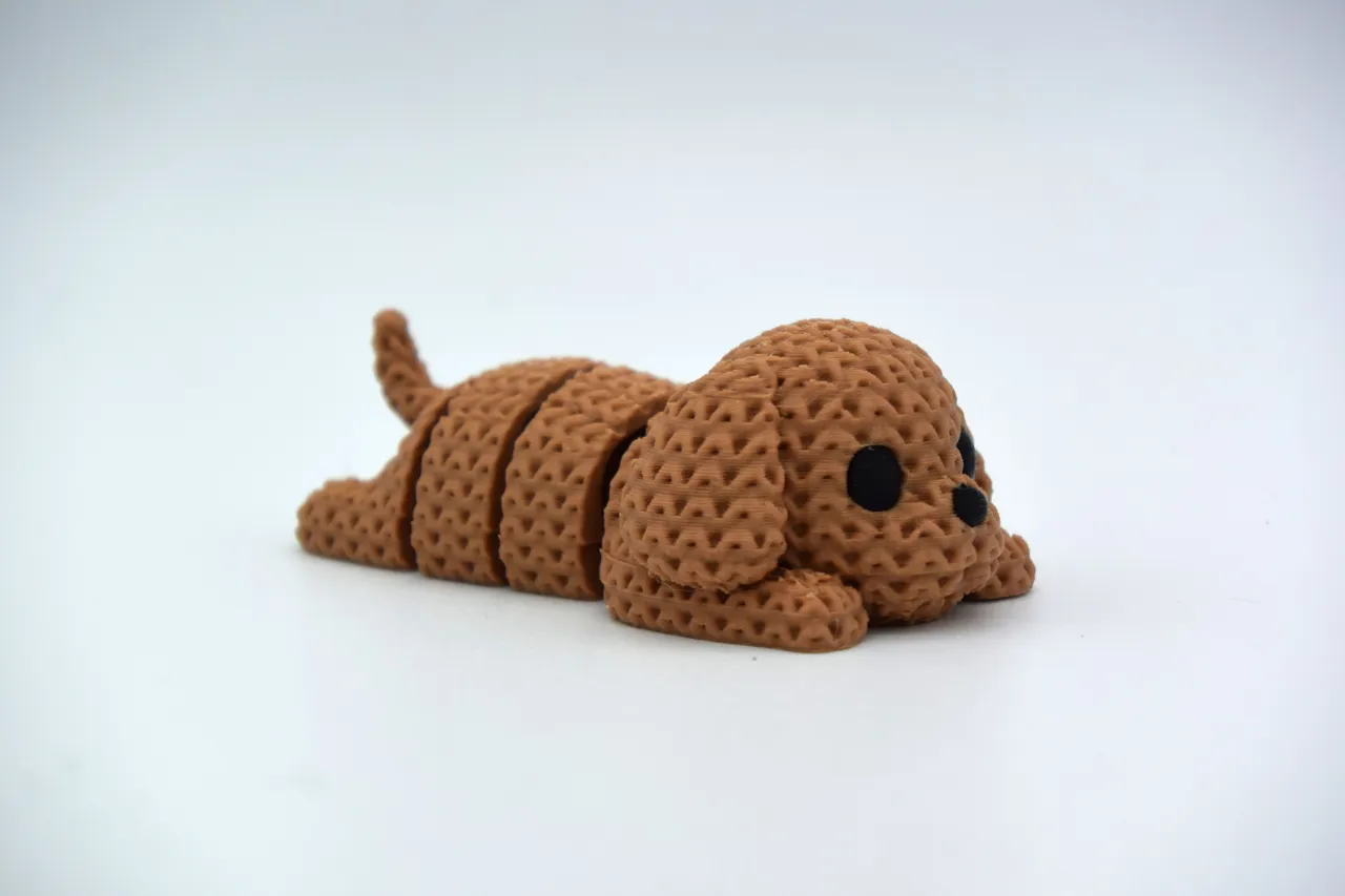 Knitted Articulated Dog view 2