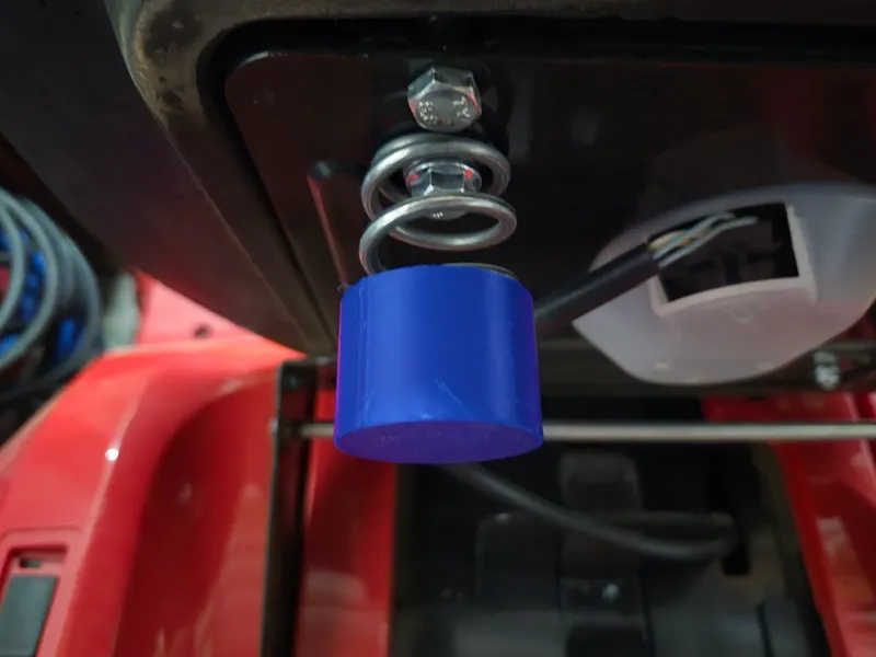 lawn tractor protection for seat springs