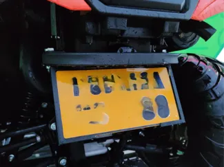 ATV registration plate