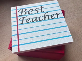 Best Teacher gift desk box