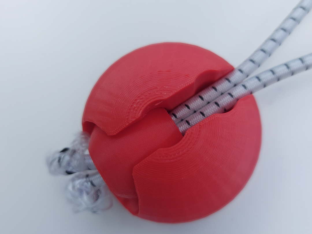 Bungee cord balls holder