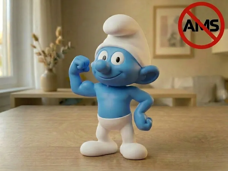 Strong Smurf – Figurine (AMS + No AMS Versions)