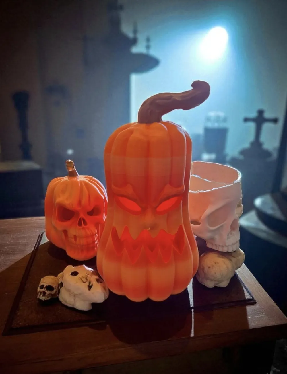 Pumpkin tea light - Free 3D Print Model - MakerWorld