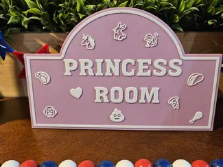 princess room sign