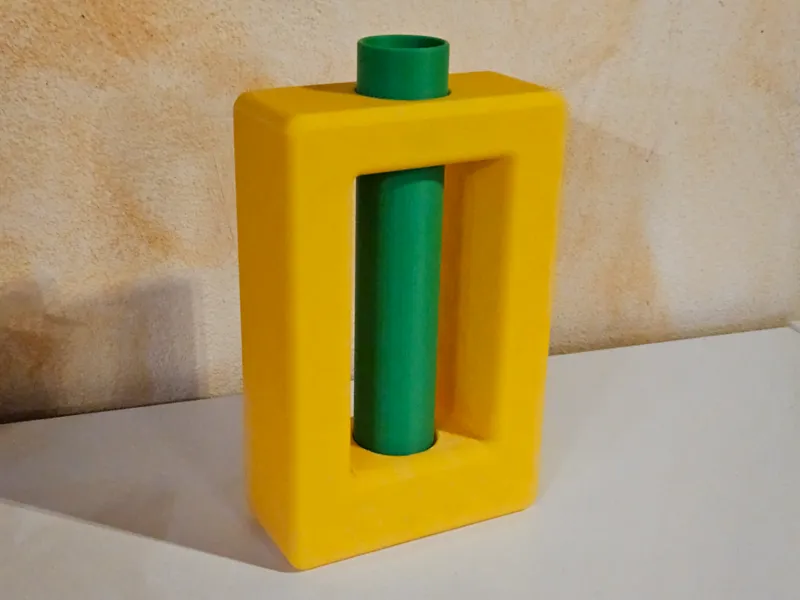 Modern two piece vase