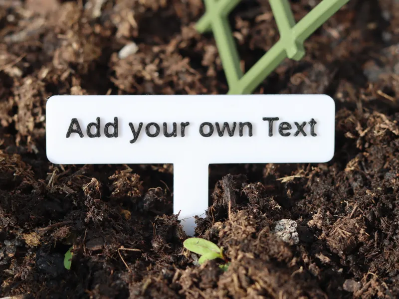 Customizable Plant Label