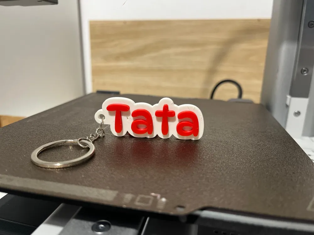 Customizable Name Keychain - Free 3D Print Model - MakerWorld