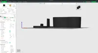 Same profile, no floating object.