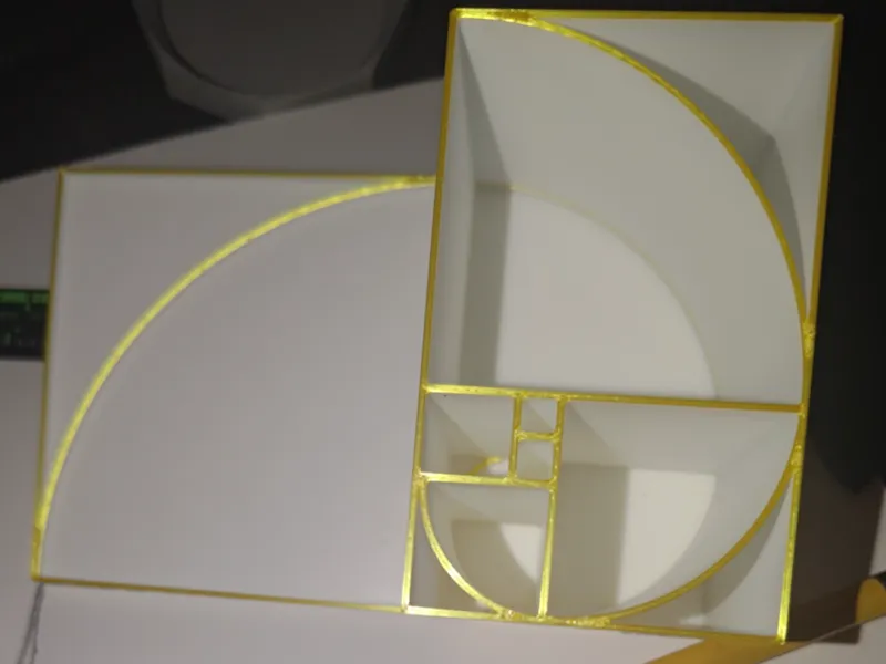 Fibonacci Spiral Desk Organizer