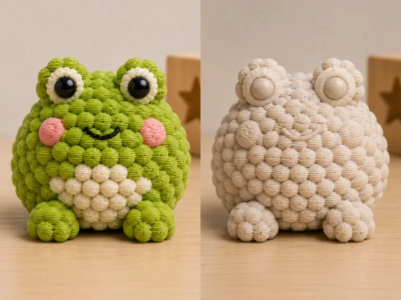 Frog Sphere Plush Toy