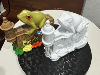 Puerto Rico Coquí 3D Scan & Print – First Attempt