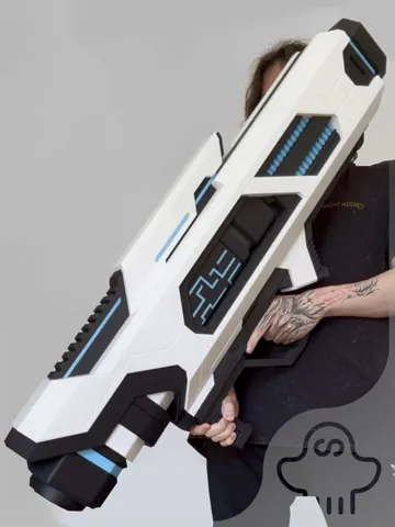 Letrero o emblema decorativo: Beam Launcher Replica - Palworld — vista de referencia 2