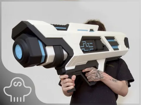 Letrero o emblema decorativo: Beam Launcher Replica - Palworld — referencia de MakerWorld