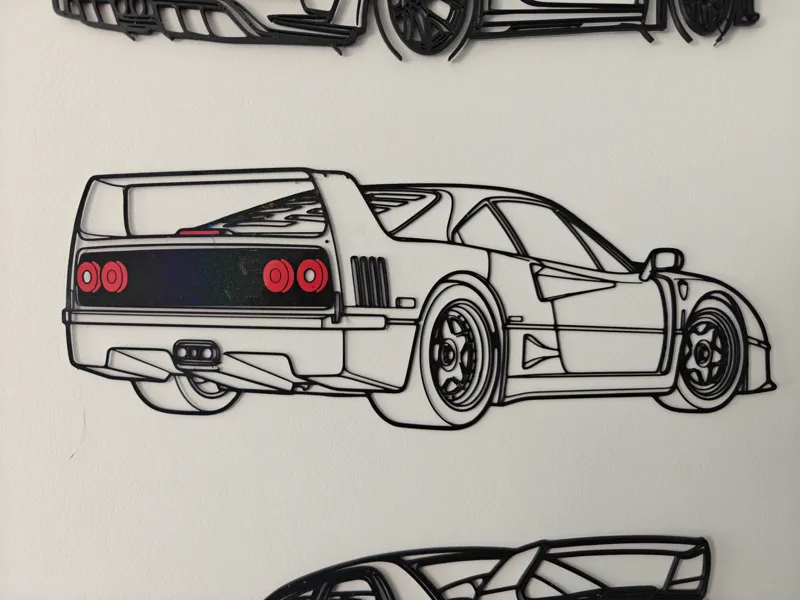 Ferrari F40 Wall ART