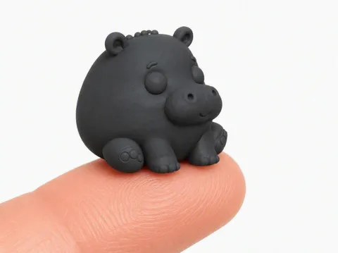 Letrero o emblema decorativo: Blob Chubby Animal Series - #92 Baby Hippo — referencia de MakerWorld