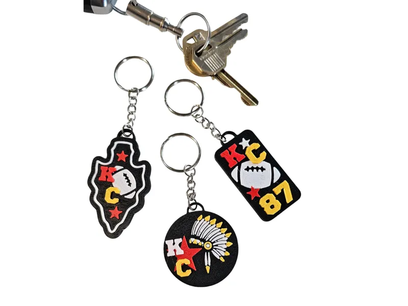 Kansas City Chiefs Football 87 Kelce NFL Keychains