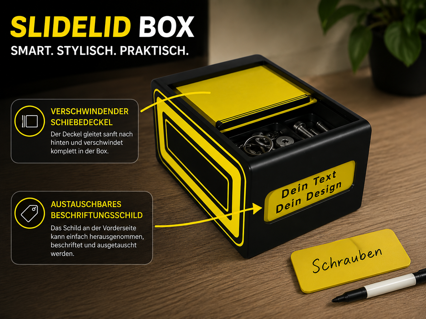 Sliderbox - Box mit Schiebedeckel