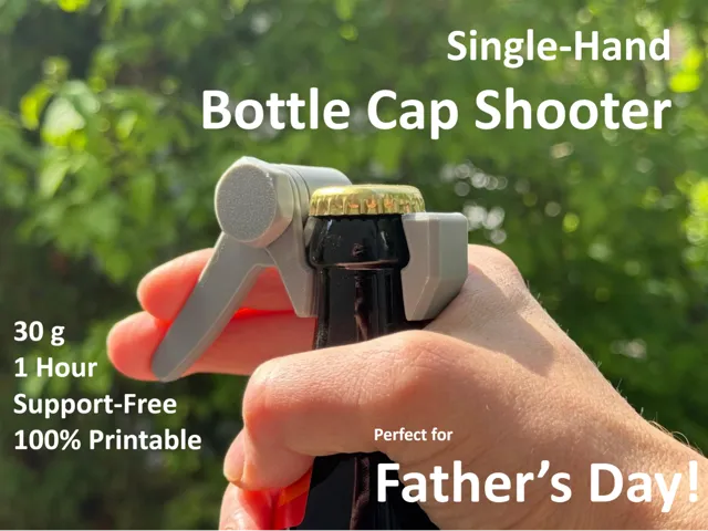 Single-Hand Bottle Cap Shooter