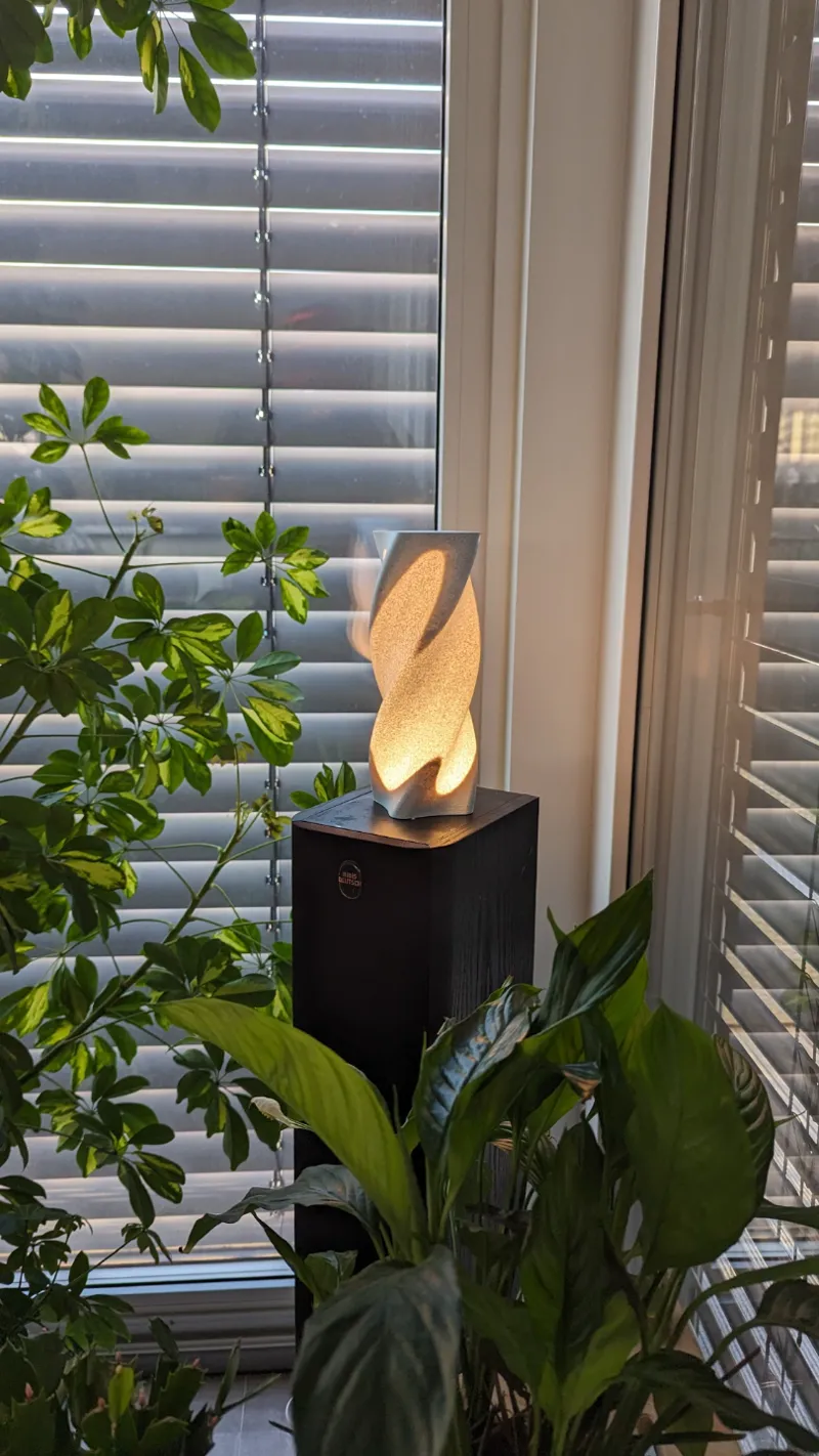 Swirled Lamp Shade V2 for LED Kit 001
