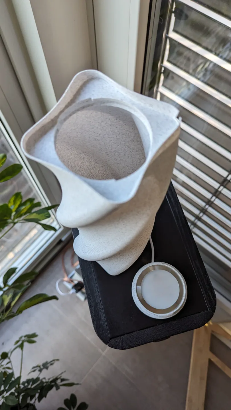Swirled Lamp Shade V2 for LED Kit 001 view 4