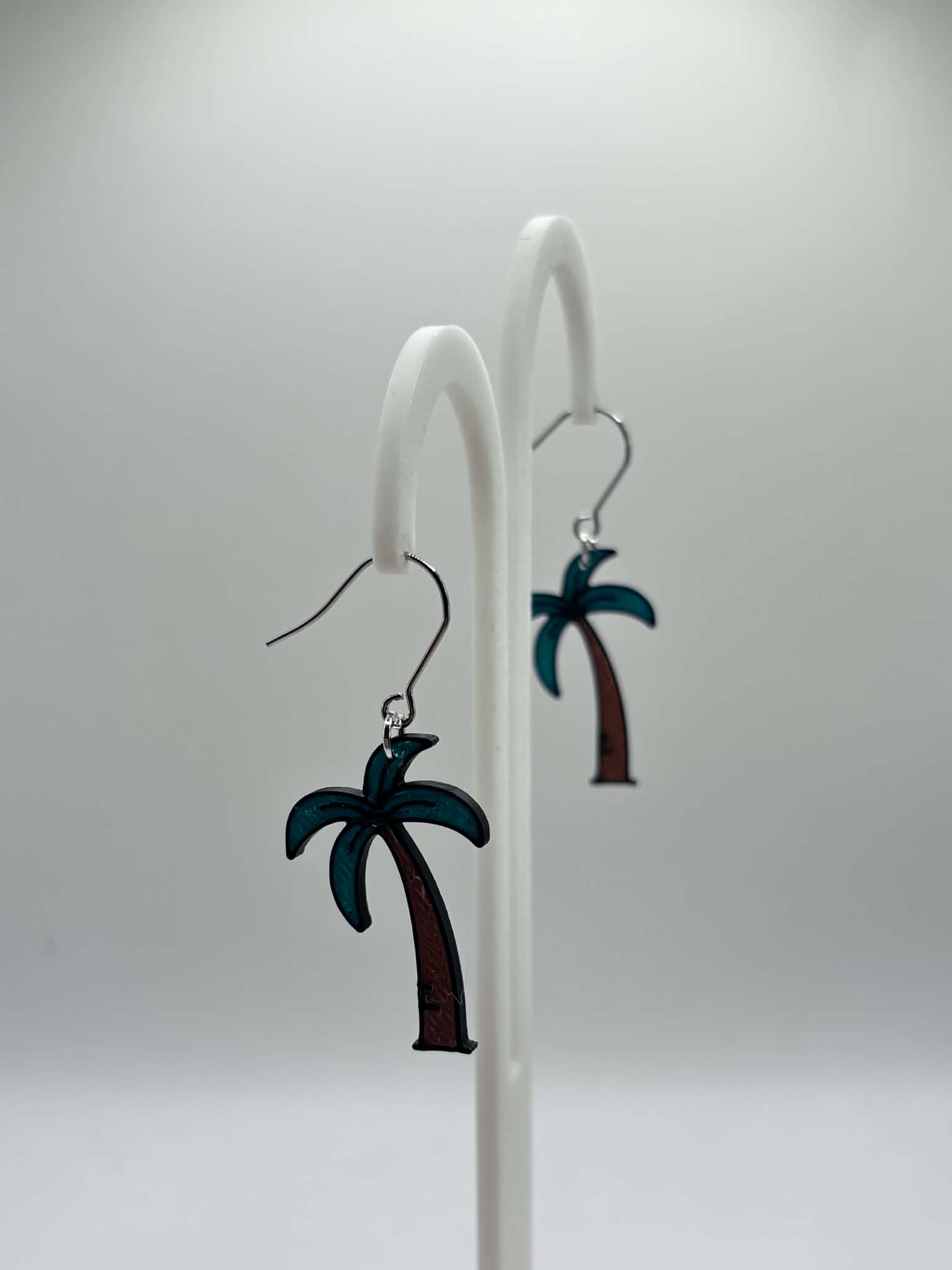 Palm Tree Earrings view 3