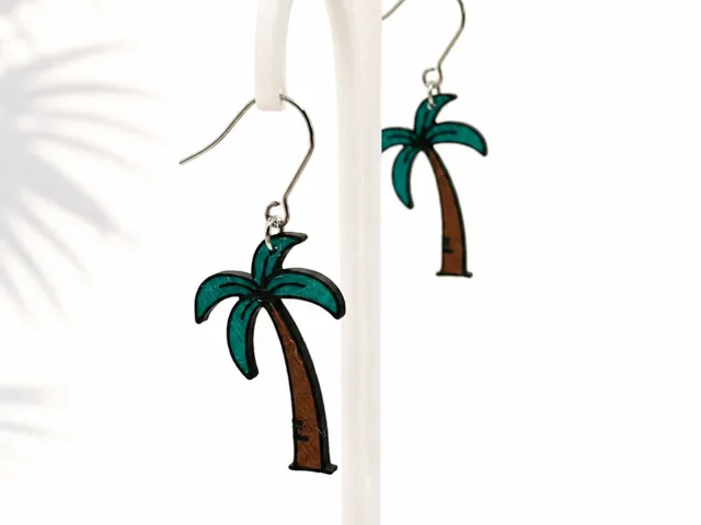 Palm Tree Earrings